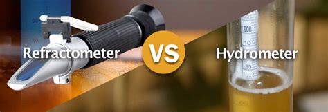 refractometer vs hydrometer reading